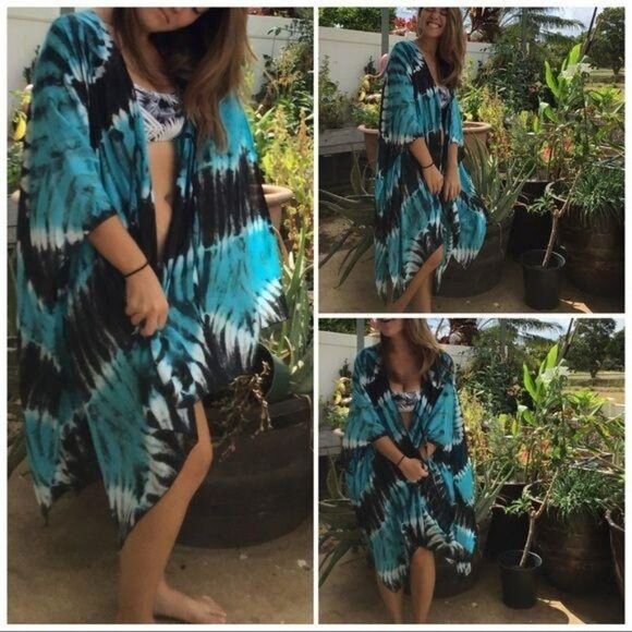 Poncho/Robe Spring/Summer Beach CoverUp - Picture 3 of 5